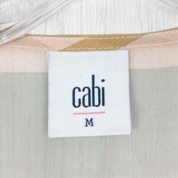 Cabi | Underline Stripe Sleeveless Blouse Size Medium - Picture 4 of 4